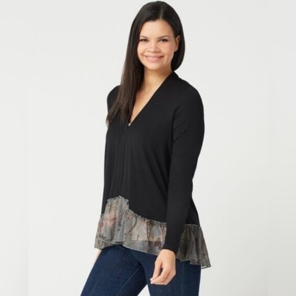 LOGO by Lori Goldstein Rayon 230 cardigan